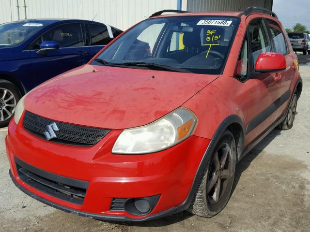 JS2YB413675105948 - 2007 SUZUKI SX4 RED photo 2