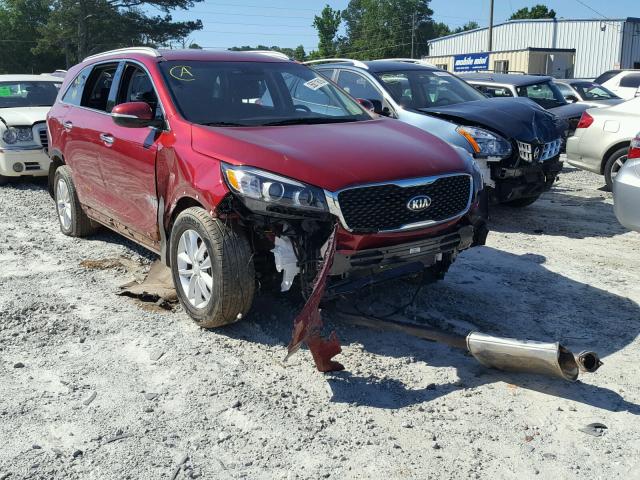 5XYPGDA57GG131314 - 2016 KIA SORENTO LX RED photo 1