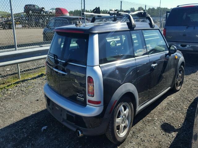 WMWML33518TJ46819 - 2008 MINI COOPER CLU BLACK photo 4