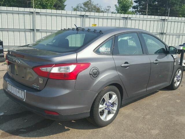 1FADP3F20EL209547 - 2014 FORD FOCUS SE GRAY photo 4