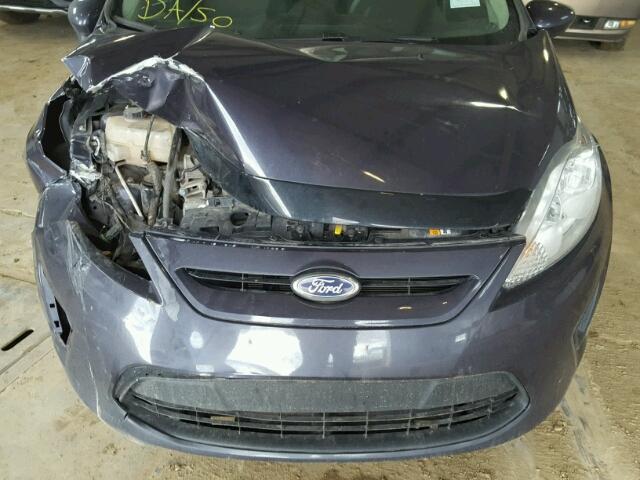 3FADP4EJ7DM206348 - 2013 FORD FIESTA SE GRAY photo 7