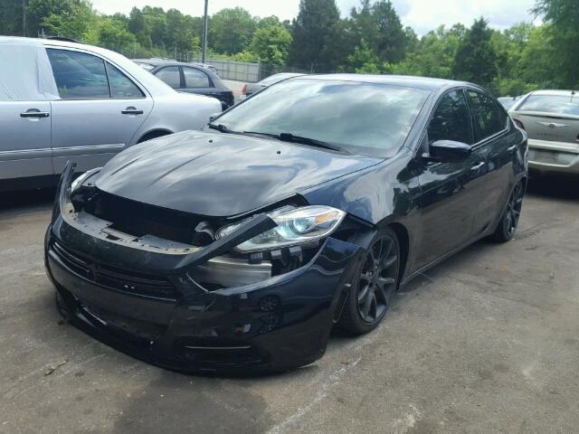 1C3CDFBA2DD299360 - 2013 DODGE DART SXT BLACK photo 2