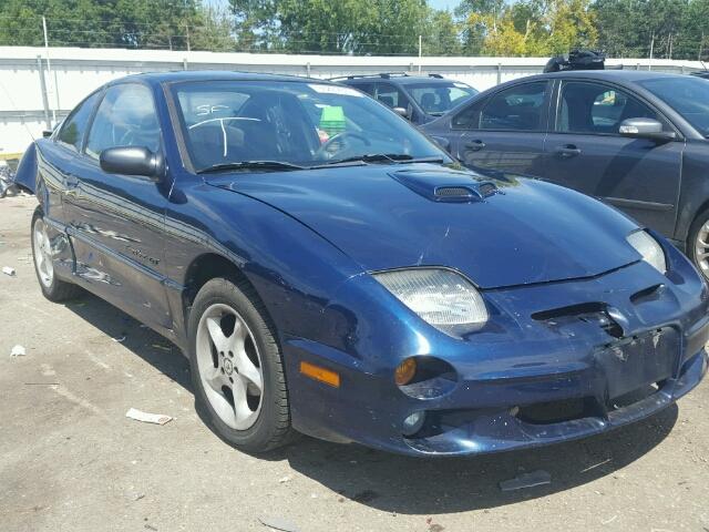 1G2JD12T417226058 - 2001 PONTIAC SUNFIRE BLUE photo 1