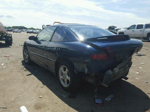 1G2JD12T417226058 - 2001 PONTIAC SUNFIRE BLUE photo 3