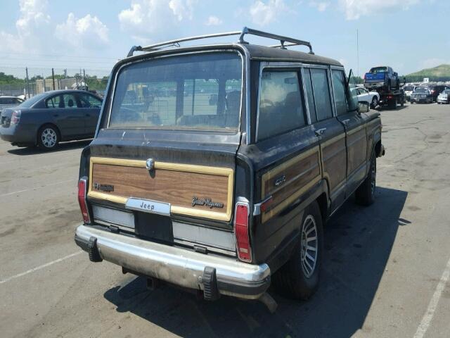 1JCNJ15U4JT072516 - 1988 JEEP GRAND WAGO BLACK photo 4