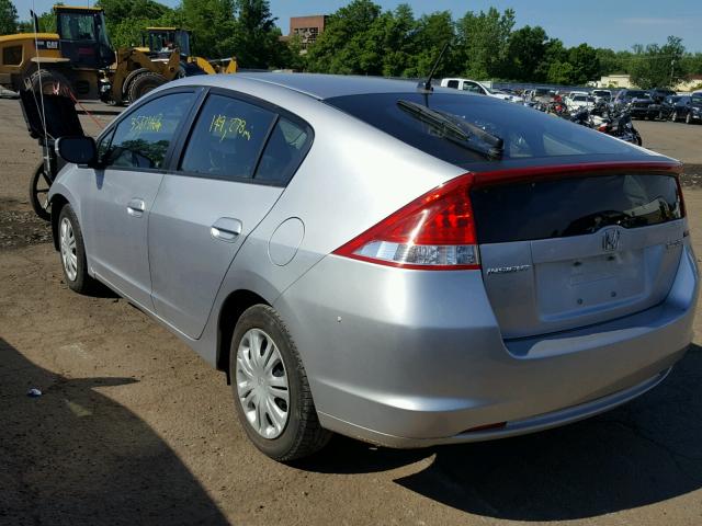 JHMZE2H57AS014339 - 2010 HONDA INSIGHT LX SILVER photo 3