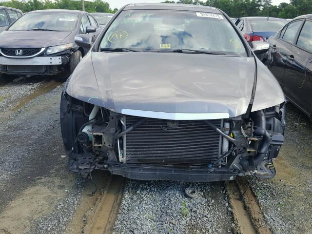 19UUA66288A023205 - 2008 ACURA TL GRAY photo 9