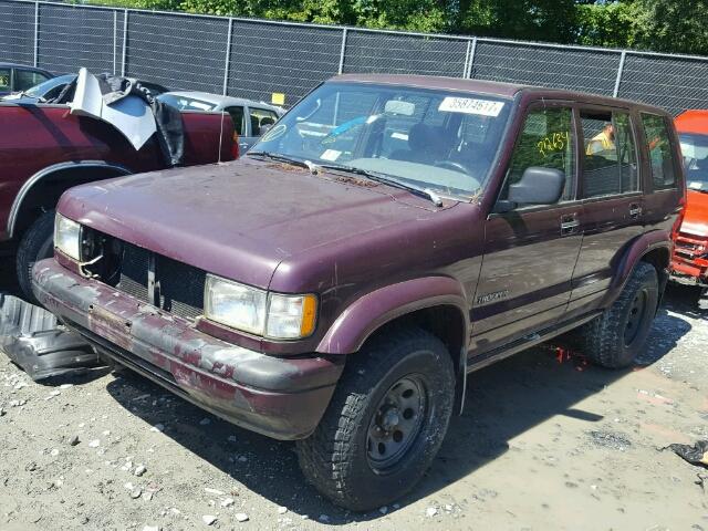 JACDJ58V3V7902344 - 1997 ISUZU TROOPER S PURPLE photo 2