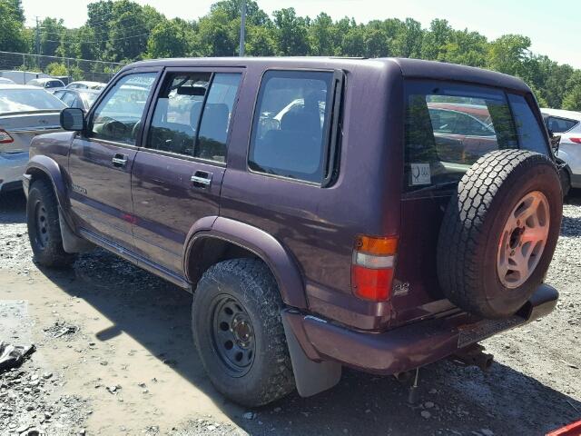 JACDJ58V3V7902344 - 1997 ISUZU TROOPER S PURPLE photo 3