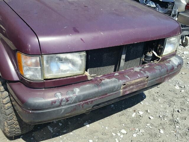 JACDJ58V3V7902344 - 1997 ISUZU TROOPER S PURPLE photo 9