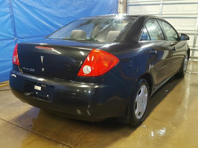 1G2ZF57B984255166 - 2008 PONTIAC G6 VALUE L BLACK photo 4