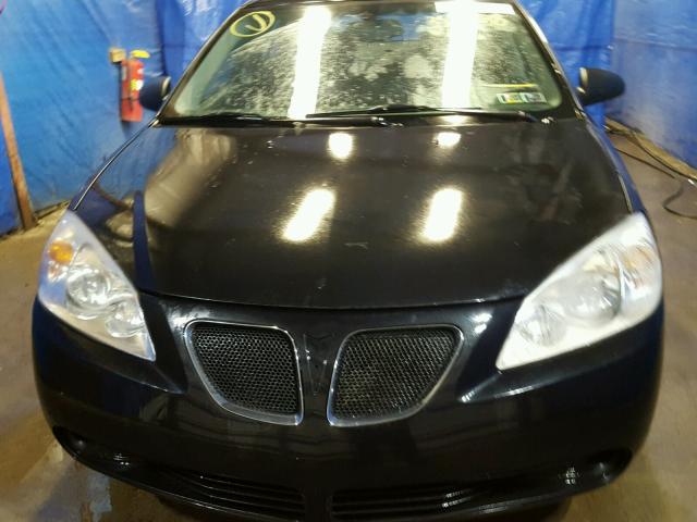 1G2ZF57B984255166 - 2008 PONTIAC G6 VALUE L BLACK photo 9