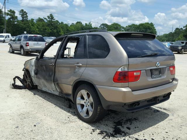 5UXFB53536LV25746 - 2006 BMW X5 4.4I BROWN photo 3