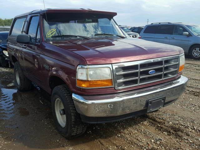 1FMEU15N2TLB16383 - 1996 FORD BRONCO U10 RED photo 1