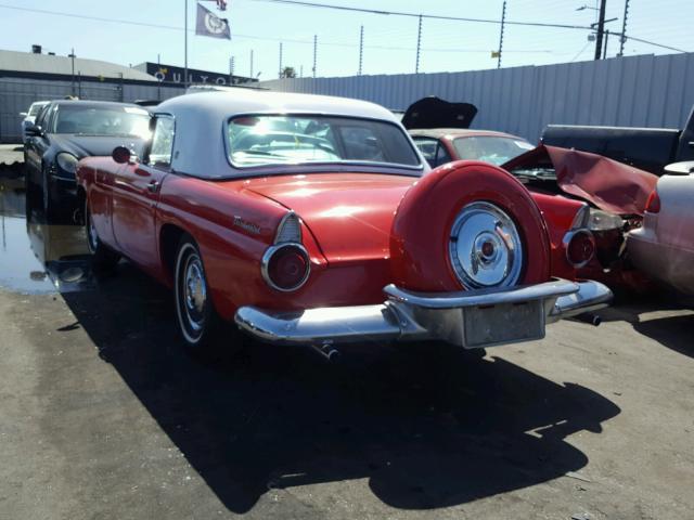 P6FH175302 - 1956 FORD T BIRD RED photo 3