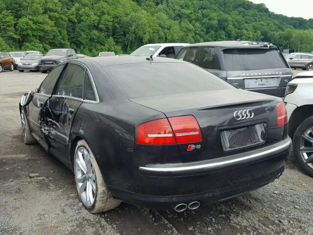 WAUPN94E49N006522 - 2009 AUDI S8 QUATTRO BLACK photo 3