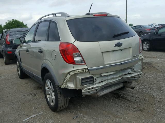 3GNAL1EK9DS531795 - 2013 CHEVROLET CAPTIVA LS 金色 照片 3