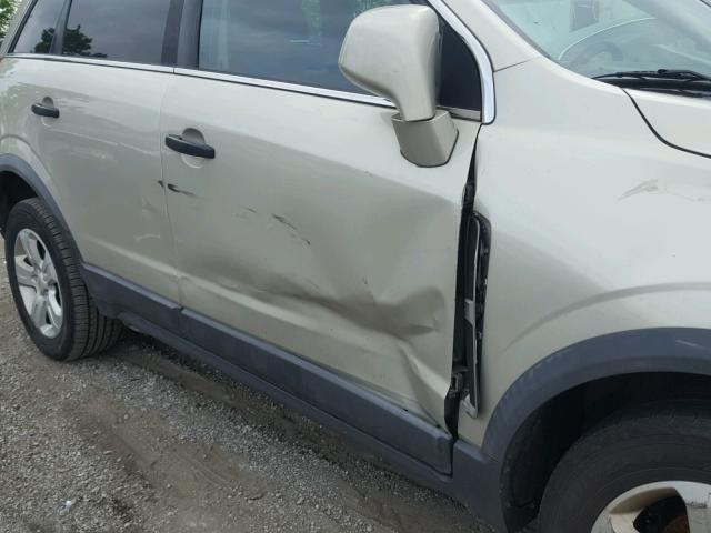 3GNAL1EK9DS531795 - 2013 CHEVROLET CAPTIVA LS 金色 照片 9