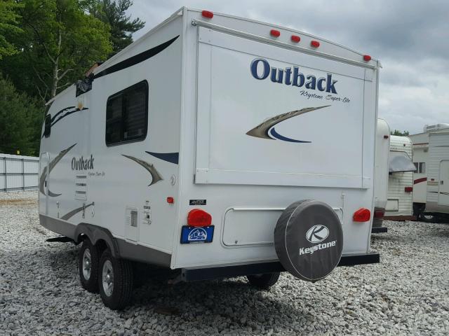 4YDT21023AB453031 - 2010 KEYSTONE OUTBACK WHITE photo 3