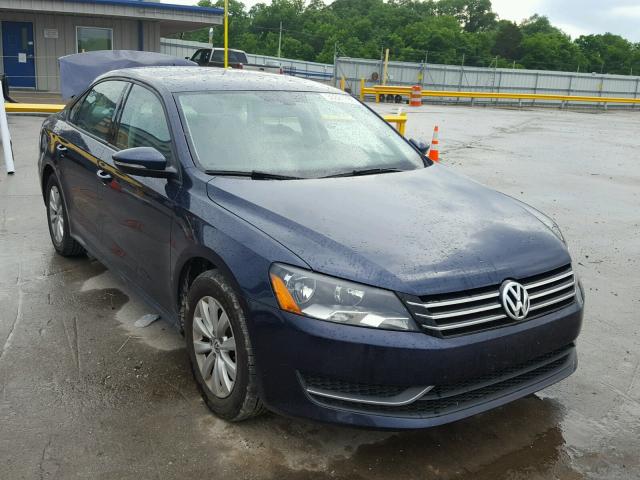 1VWAP7A30CC040046 - 2012 VOLKSWAGEN PASSAT S BLUE photo 1