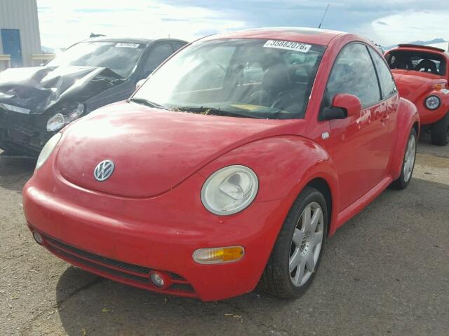 3VWDD21C62M418974 - 2002 VOLKSWAGEN NEW BEETLE 红色 照片 2