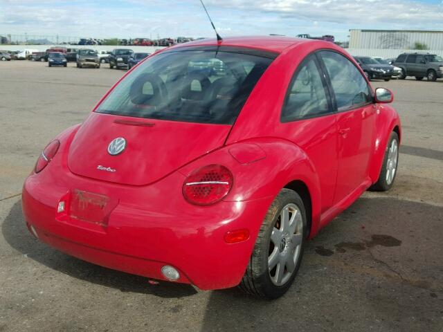 3VWDD21C62M418974 - 2002 VOLKSWAGEN NEW BEETLE 红色 照片 4