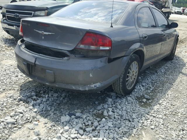 1C3EL46X35N585776 - 2005 CHRYSLER SEBRING GRAY photo 4