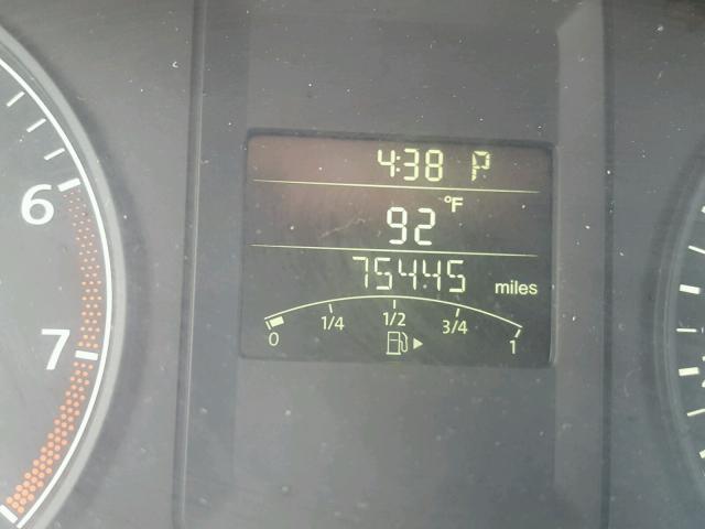 3VW2K7AJ0CM345448 - 2012 VOLKSWAGEN JETTA BASE Արծաթագույն լուսանկար 8