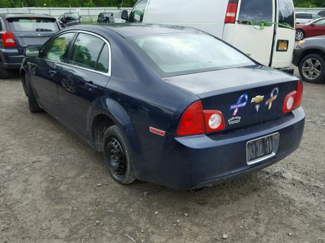 1G1ZA5E02AF168336 - 2010 CHEVROLET MALIBU LS BLUE photo 3