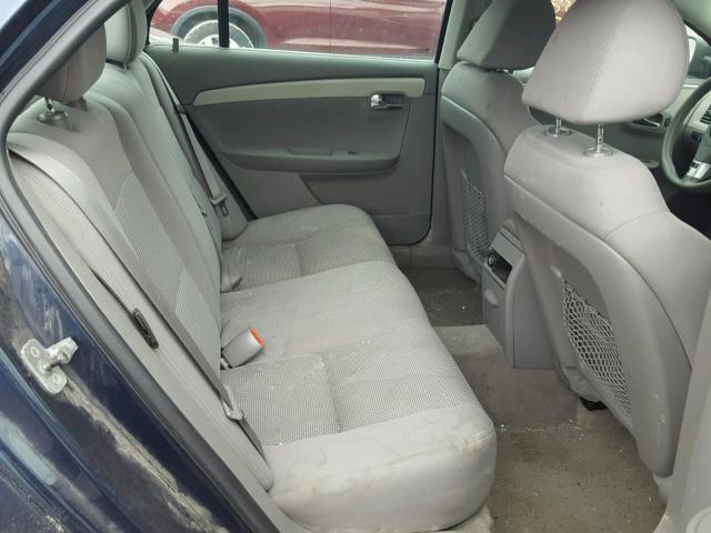 1G1ZA5E02AF168336 - 2010 CHEVROLET MALIBU LS BLUE photo 6