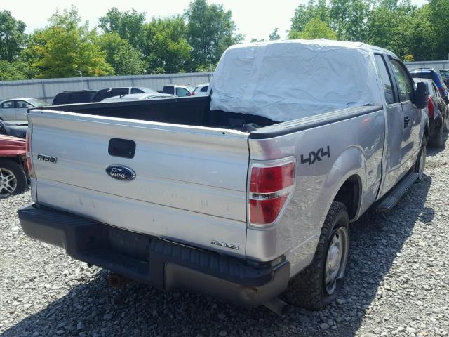 1FTFX1EFXEFB40974 - 2014 FORD F-150 SILVER photo 4