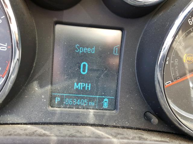 2G4GR5EK2C9151889 - 2012 BUICK REGAL BLUE photo 8