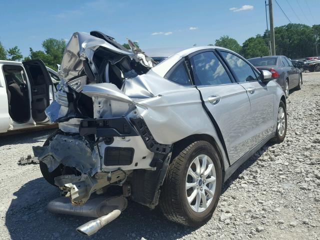 1FA6P0G7XG5109478 - 2016 FORD FUSION S SILVER photo 4