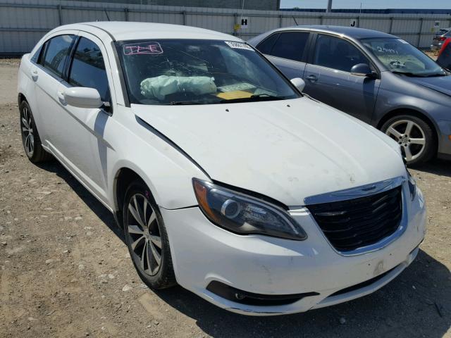 1C3CCBBG2DN720391 - 2013 CHRYSLER 200 TOURIN WHITE photo 1