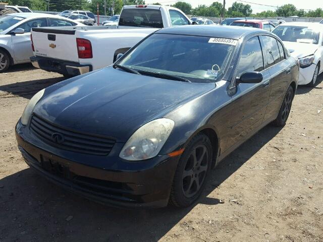 JNKCV51EX3M307449 - 2003 INFINITI G35 BLACK photo 2