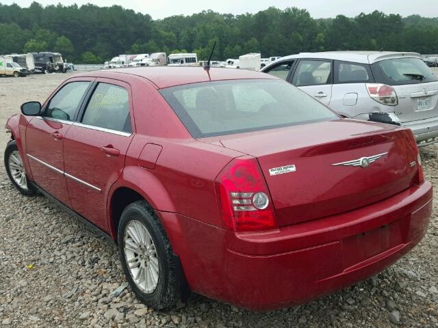 2C3LA43R98H115848 - 2008 CHRYSLER 300 LX RED photo 3