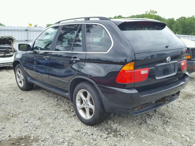 5UXFB33543LH41172 - 2003 BMW X5 4.4I BLACK photo 3