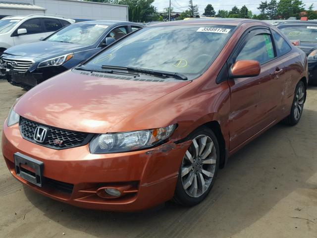 2HGFG215X9H703935 - 2009 HONDA CIVIC SI ORANGE photo 2