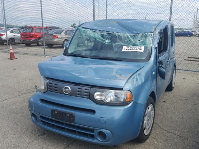 JN8AZ2KR9BT208983 - 2011 NISSAN CUBE BASE BLUE photo 2