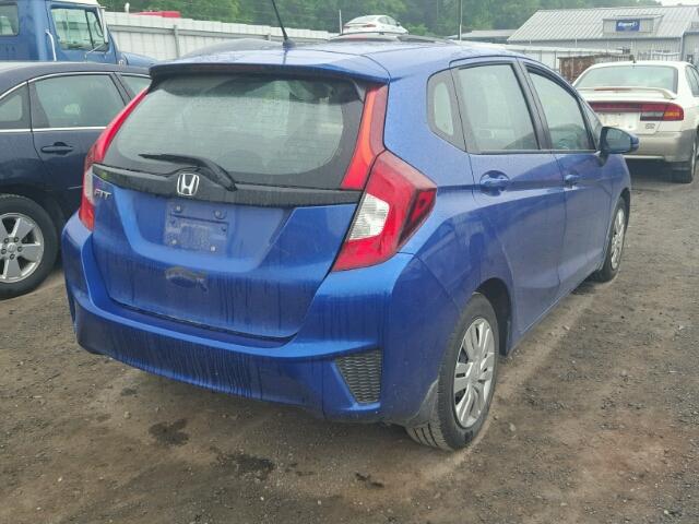 3HGGK5G5XGM703766 - 2016 HONDA FIT LX BLUE photo 4