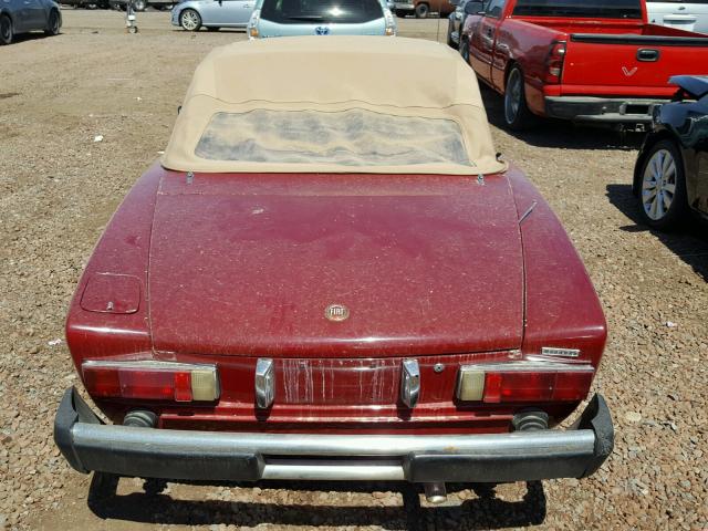 124CS10111257 - 1976 FIAT 124 RED photo 6