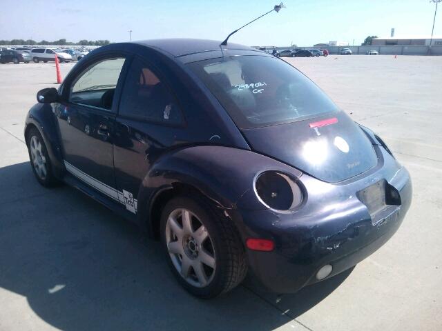 3VWDD21C23M425888 - 2003 VOLKSWAGEN NEW BEETLE 蓝色 照片 3