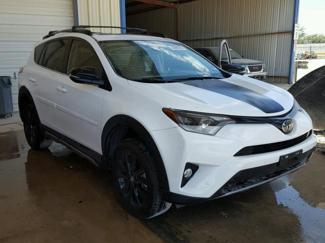 2T3RFREV4JW708361 - 2018 TOYOTA RAV4 ADVEN WHITE photo 1