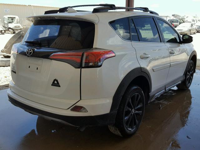 2T3RFREV4JW708361 - 2018 TOYOTA RAV4 ADVEN WHITE photo 4