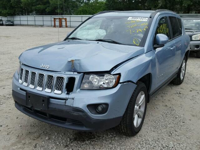 1C4NJDEB1ED517490 - 2014 JEEP COMPASS LA BLUE photo 2