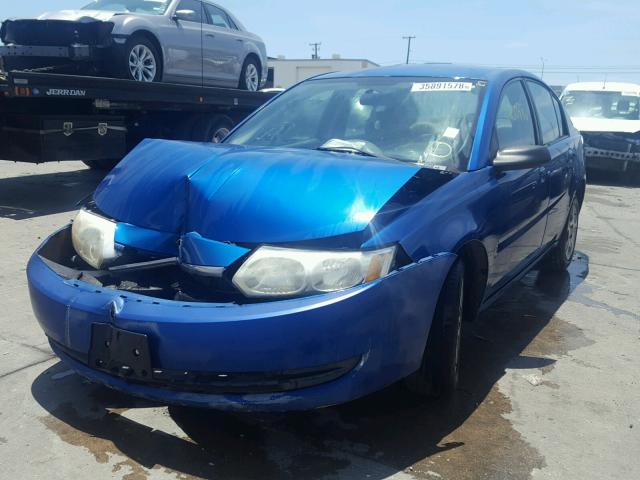 1G8AJ52F54Z221640 - 2004 SATURN ION LEVEL BLUE photo 2