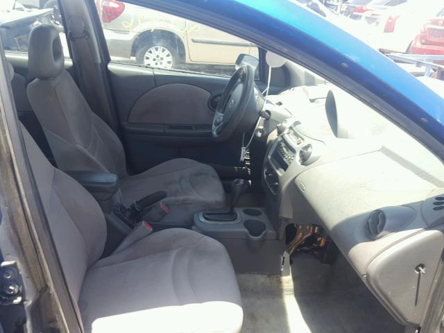 1G8AJ52F54Z221640 - 2004 SATURN ION LEVEL BLUE photo 5