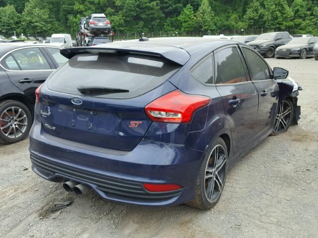 1FADP3L90GL279294 - 2016 FORD FOCUS ST BLUE photo 4