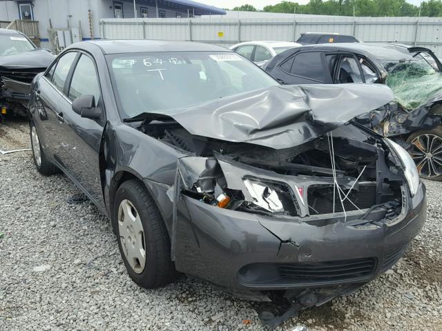 1G2ZF58B274114954 - 2007 PONTIAC G6 VALUE L CHARCOAL photo 1