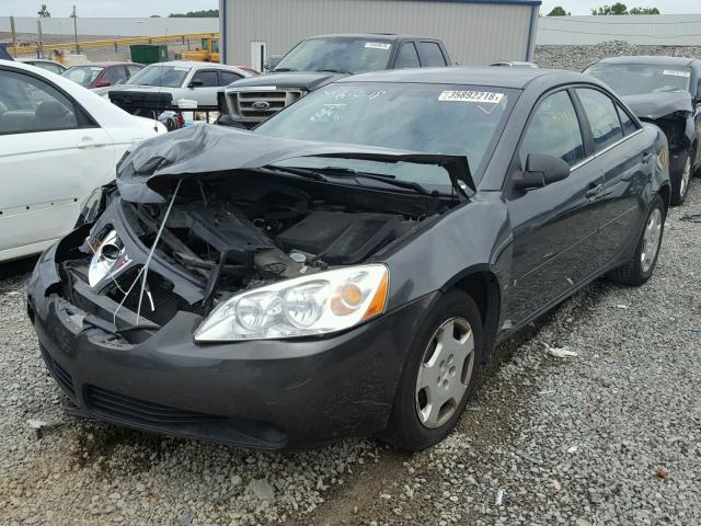 1G2ZF58B274114954 - 2007 PONTIAC G6 VALUE L CHARCOAL photo 2